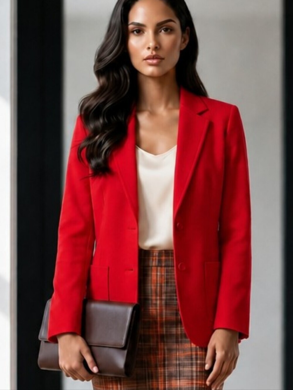 NWT Russ Vibrant Red Single-Breasted 2 Button Blazer Sz 10